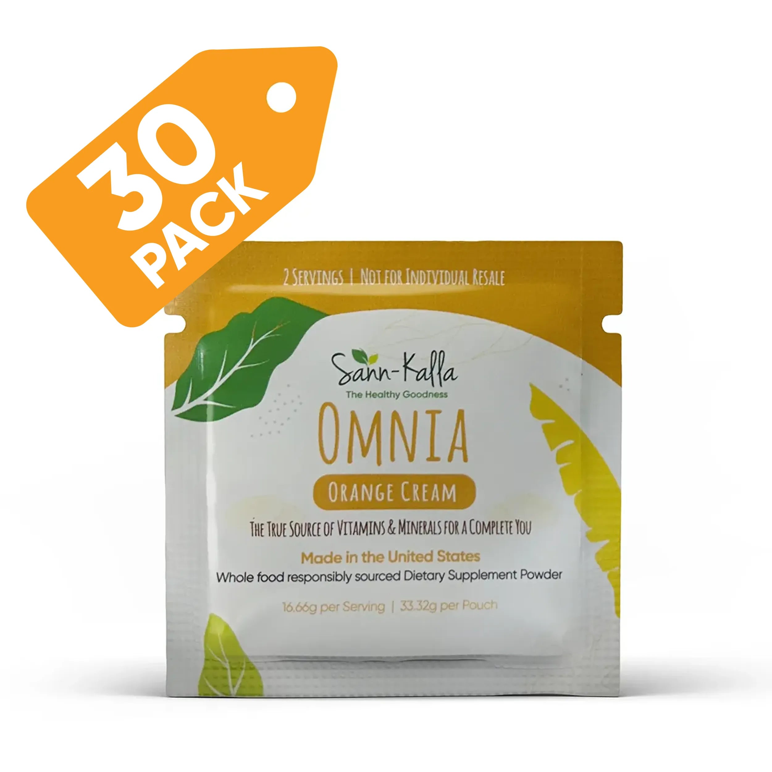 Omnia Greens  Drink Mix Superfood Sample Packs
