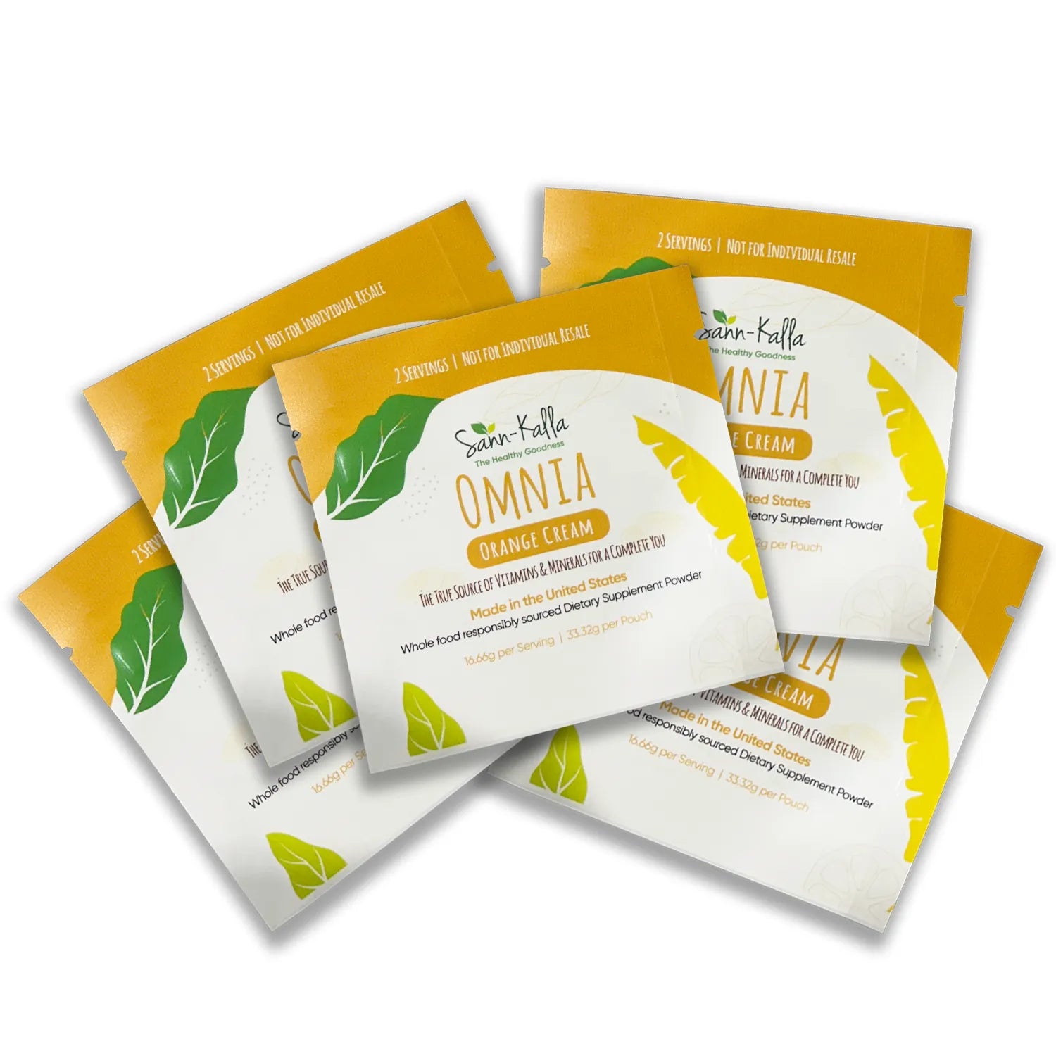 Omnia Greens Powder Drink Mix Superfood Travel packs