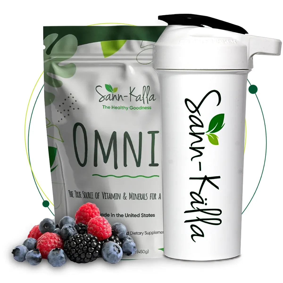 Sann-Källa Omnia Green Superfood Powder Drink 40% Off Promo