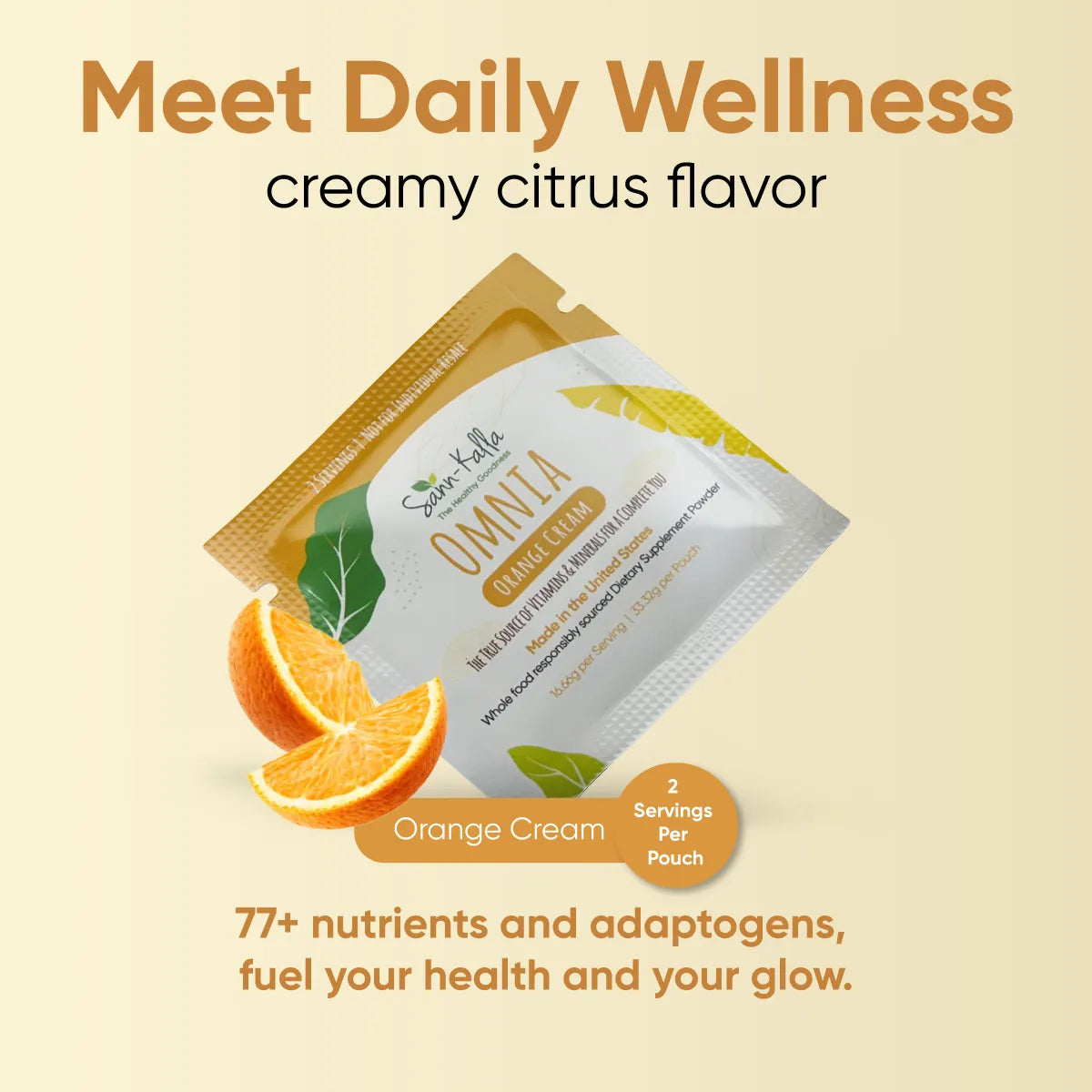 creamy citrus flavor
